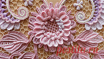 Волшебная техника вязания крючком: ирландское кружево