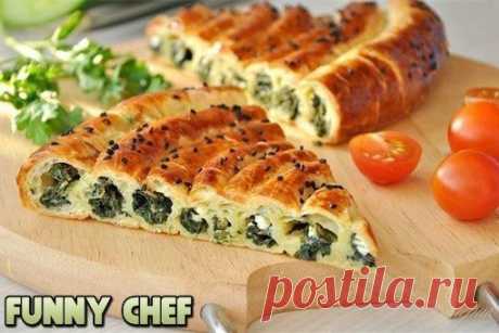 Как приготовить пирог со шпинатом и сыром. очень вкусный пирог! - рецепт, ингридиенты и фотографии