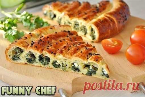 Как приготовить пирог со шпинатом и сыром. очень вкусный пирог! - рецепт, ингридиенты и фотографии