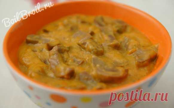 Почки тушеные с солеными огурцами - пошаговый рецепт с фото на BoilBroil
