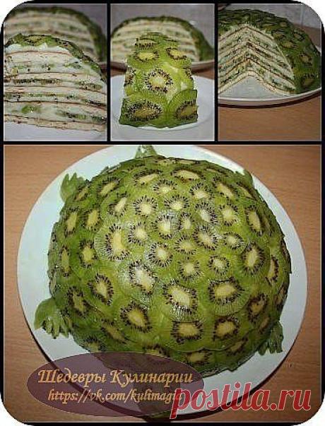 ВКУСНЯШКИ: Торт «Изумрудная черепаха»