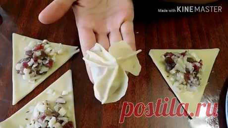 Новинка Манты узбекский манты орхидеи_как приготовить манты - как лепить манты розы