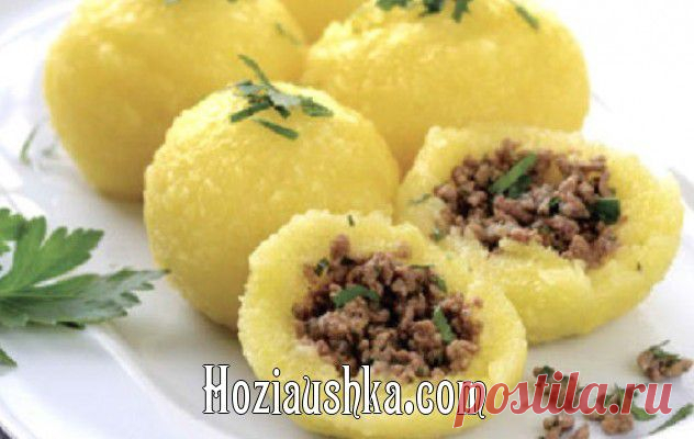Картофельные шарики с мясом