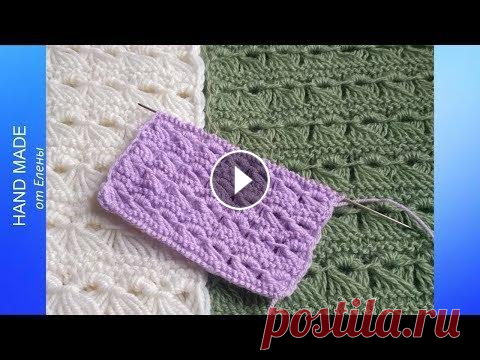 Ажурный шарф спицами. Как связать красивый, ажурный шарф спицами. В этом видео я покажу и расскажу, как связать красивый, ажурный шарф спицами. Покажу, как шарф смотрится с верхней одеждой....