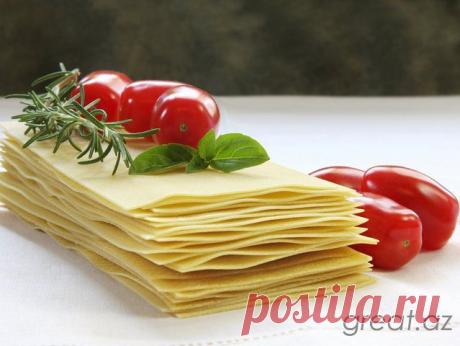Паста для лазаньи в домашних условиях