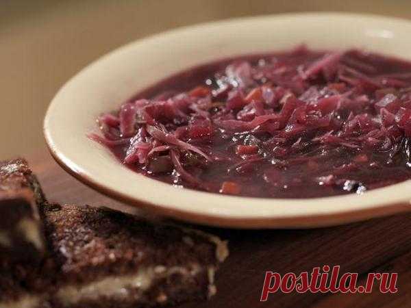 Кисло-сладкий суп из красной капусты - Гранд кулинар - рецепты с фото