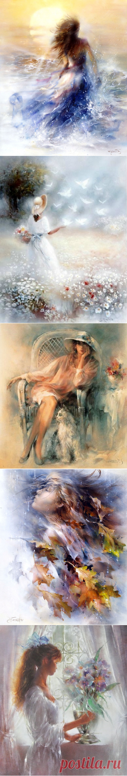 ХУДОЖНИК WILLEM HAENRAETS.   Необыкновенная воздушная живопись голландского художника Willem Haenraets — это особый внутренний мир художника, дающий зрителю ощущение умиротворения, романтической идиллии.