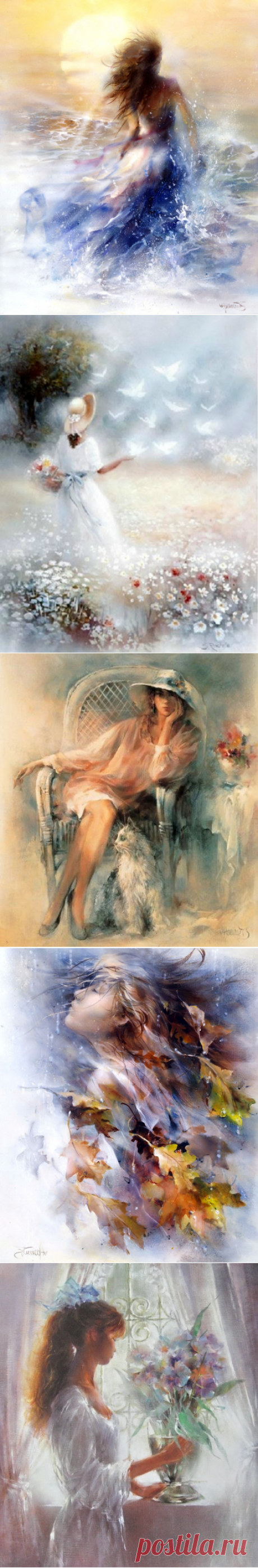 ХУДОЖНИК WILLEM HAENRAETS.   Необыкновенная воздушная живопись голландского художника Willem Haenraets — это особый внутренний мир художника, дающий зрителю ощущение умиротворения, романтической идиллии.