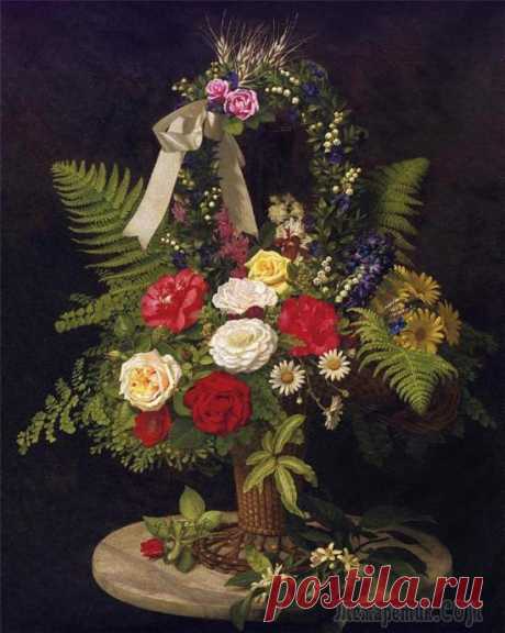 Художник Otto Diderich Ottesen. Очаровательные цветочные натюрморты Член академии и профессор, художник из Дании Otto Diderich Ottesen (1816-1892) писал просто очаровательные натюрморты. Утонченные и романтичные натюрморты, просто изысканные портреты цветов. Каждый ле...