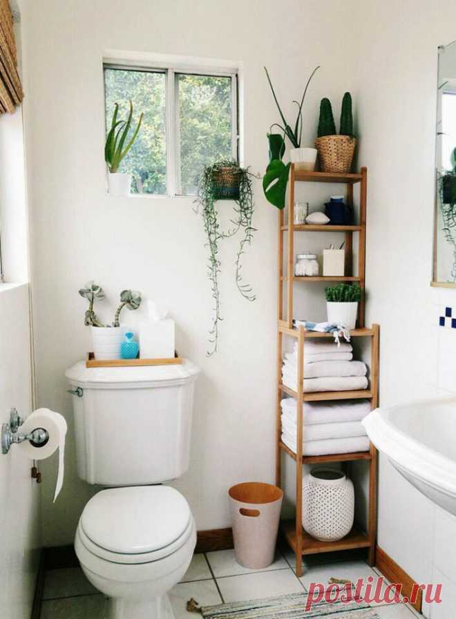 Как хранить мелочь и косметику в ванной комнате: 15 удачных примеров