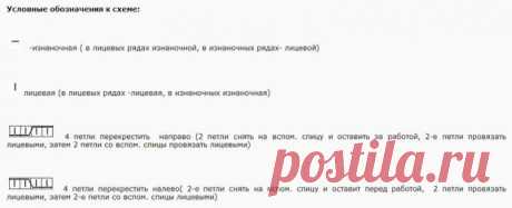 Узор спицами: диагонали из жгутов