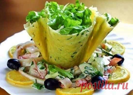 Сырные корзинки | Банк кулинарных рецептов