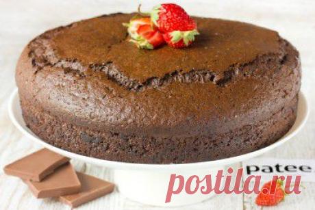Шоколадный бисквит на кипятке - рецепт с фотографиями