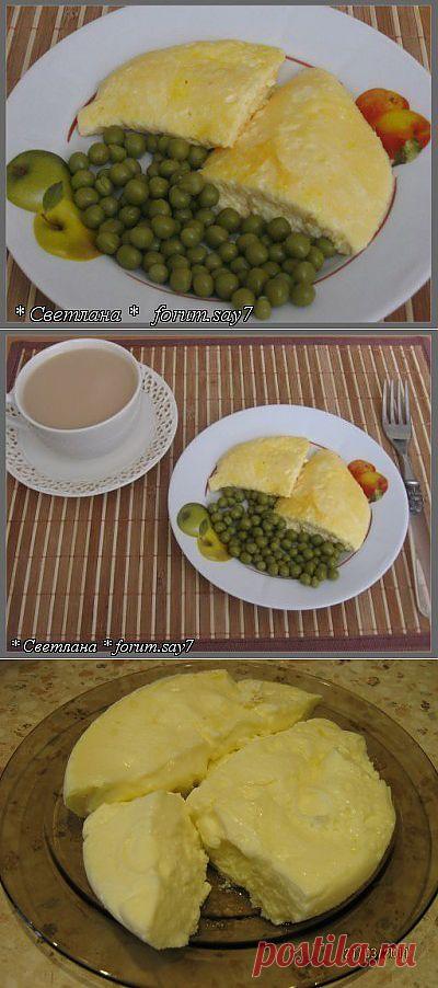 Омлет детский - быстрый. Чай с молоком. : Рецепты для детей