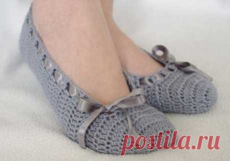 Prácticas Ideas para el Hogar...: Como hacer Pantunflas modernas Crochet
