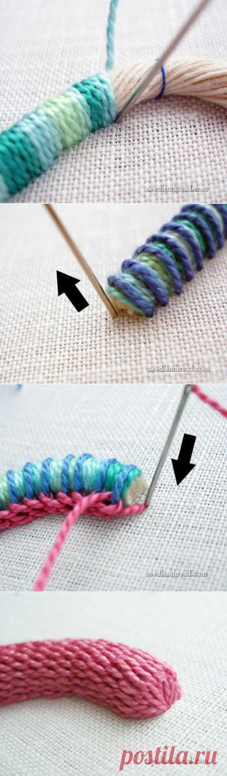 Stitch Play: Casalguidi Stitch – or Really Raised Stem Stitch! – Needle’nThread.com