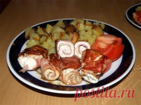 Рулетики из куриной грудки - только 2 компонента и 10 минут у плиты - Простые рецепты Овкусе.ру