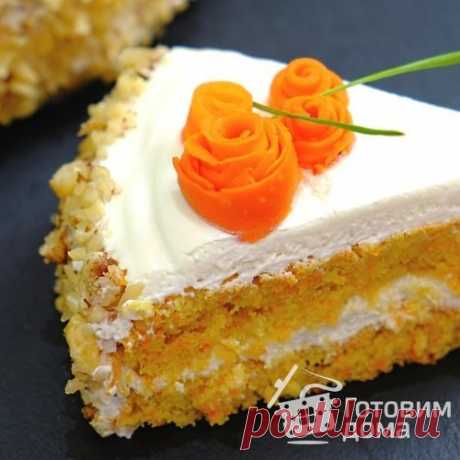 Морковный торт со сметанным кремом - пошаговый рецепт с фото на Готовим дома