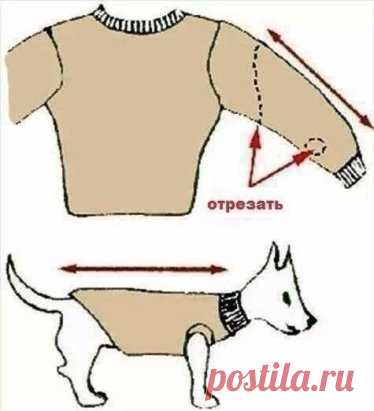 Старый свитер ещё пригодится