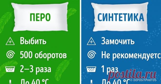 Простой способ почистить любые подушки в домашних условиях Для крепкого и здорового сна.