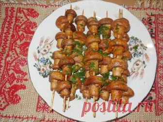 Простые и вкусные грибные шашлыки | Делимся советами