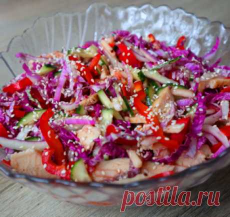 Крутой салат без майонеза! Взрыв вкуса! / Видео-рецепты / TVCook: пошаговые рецепты с фото