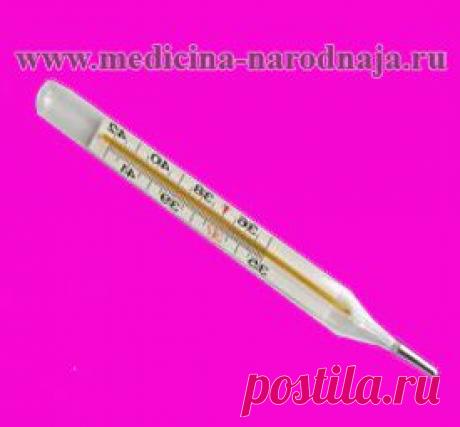 Народные средства от температуры | Народная медицина
Довольно часто вопрос сбивать или не сбивать температуру приводит многих людей в замешательство. С одной стороны температура это проявление защитной функции организма, который борется с инфекцией, с другой стороны температура свыше 40 градусов у взрослых и 41 у детей приводит к необратимому сворачиванию белков в организме и ведет к серьезным осложнениям.