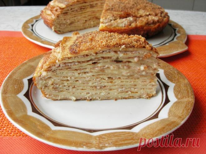 Венгерский блинный закусочный торт - Простые рецепты Овкусе.ру