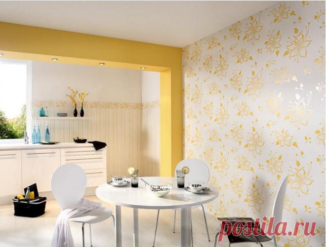 Обои для кухни – дизайн 2017 года