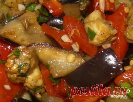Салат из баклажанов на зиму - кулинарный рецепт на Повар.ру