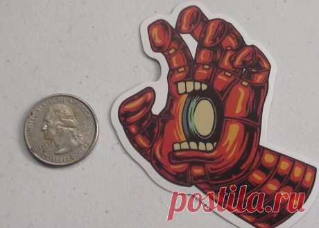 Купить santa cruz sticker iron man screaming hand skate на eBay.com из Америки с доставкой в Россию, Украину, Казахстан