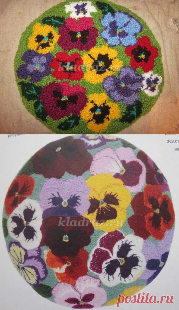 Ковровая вышивка. Мастер-класс