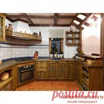 Кухня под старину из массива дерева 