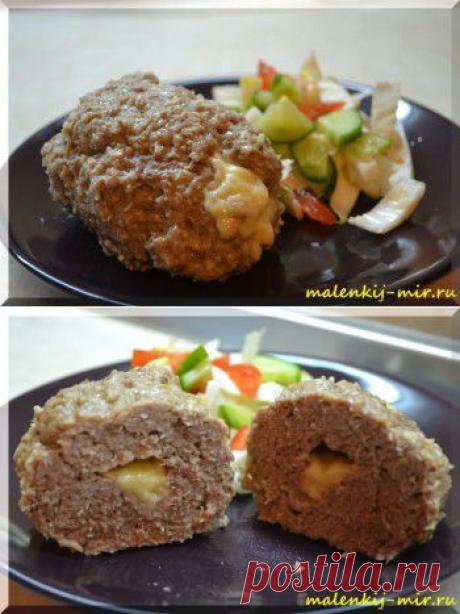 Котлеты с сырной начинкой|Мой маленький мир
