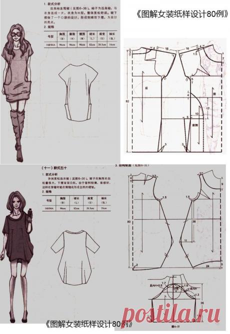 3 модели силуэта &quot;буль&quot;. Выкройки