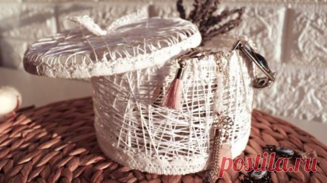 Оригинальная коробочка для дома своими руками