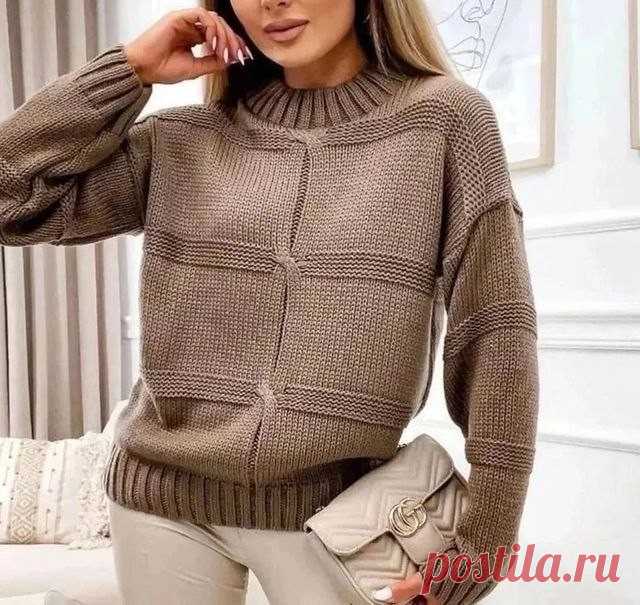 Красивый узор для джемпера или свитера