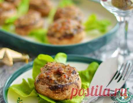 Шампиньоны с сыром и беконом – кулинарный рецепт