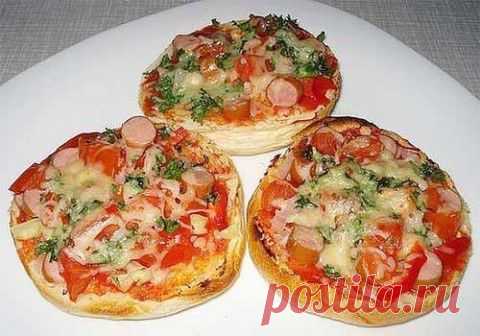 Булочки-пиццы | Домашняя кулинария
