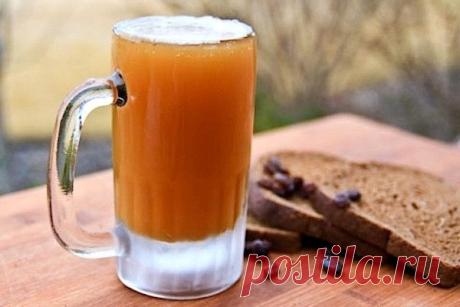 Наконец-то пришло время самого любимого напитка лета. Готовим вкусный квас!  Легче не бывает!