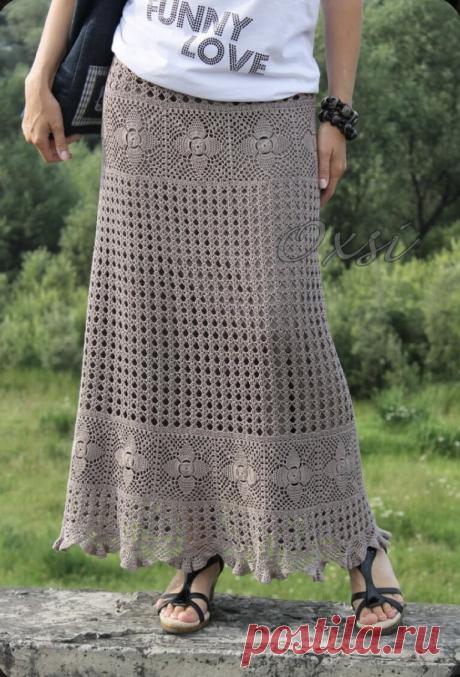 Очаровательные летние юбки крючком. Идеи со схемами. | Вяжем вместе - вяжем стильно. | Дзен