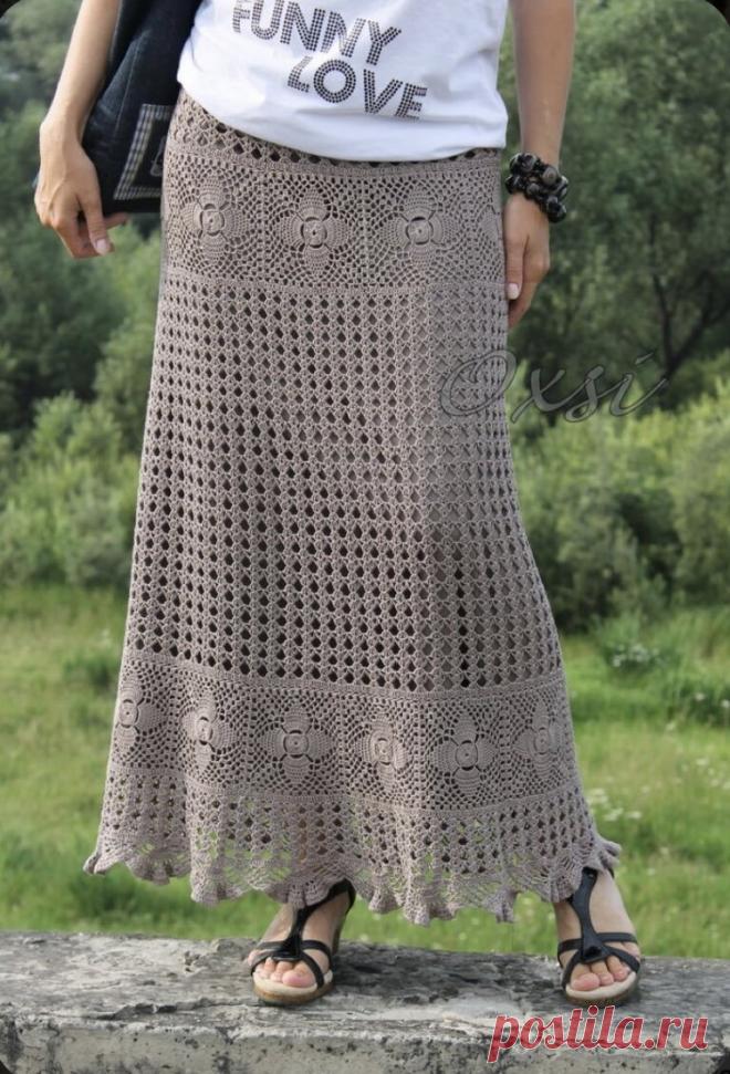 Очаровательные летние юбки крючком. Идеи со схемами. | Вяжем вместе - вяжем стильно. | Дзен