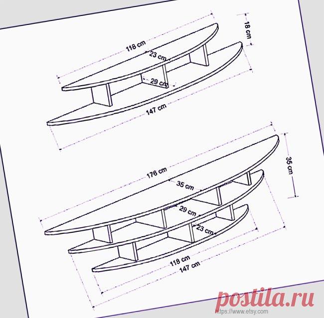 Необычная полка под телевизор своими руками | Идеи домашнего мастера