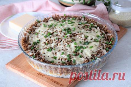 Если проявить фантазию, то из обычной гречки можно сделать праздничное блюдо (делюсь рецептом классной запеканки) | ОЛЯ ГОТОВИТ | Яндекс Дзен