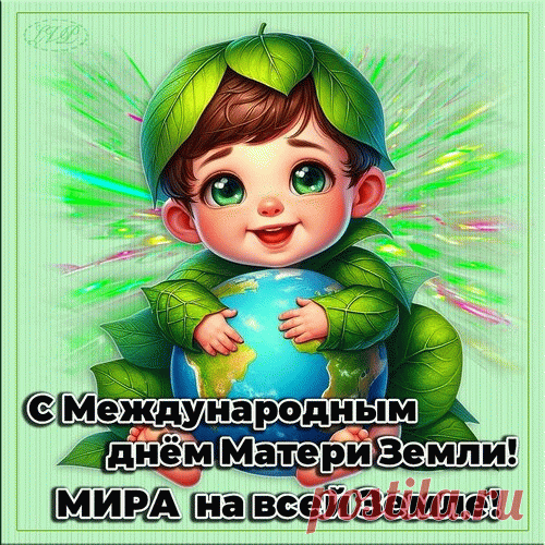 С Днём Земли всех поздравляем
И всем искренне желаем
Быть нежней и осторожней
С нашей Матушкой-природой.