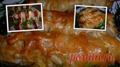 Зимний шашлычок в шубке