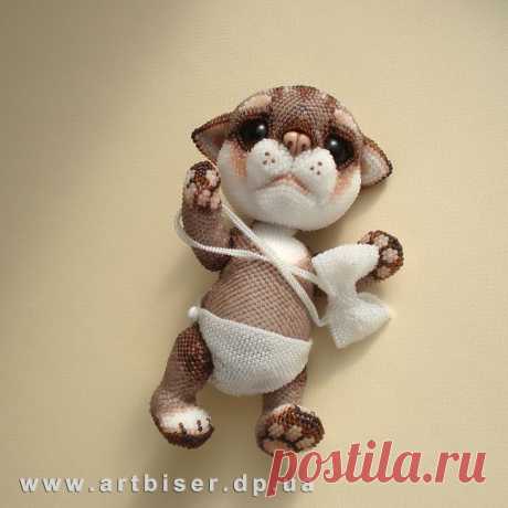 Авторские игрушки из бисера Волховской Ульяны :: &quot;КотоПуськи&quot; ::