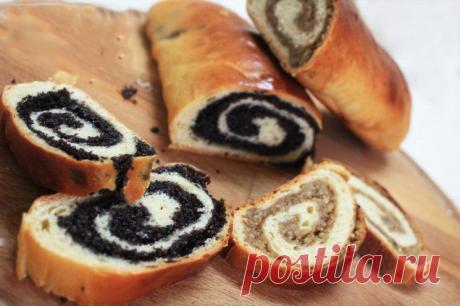 Рулет с маком и рулет с орехами к чаю | Рецепты — просто и со вкусом