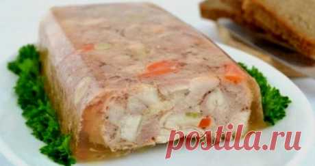 Невероятно вкусный куриный рулет в желе