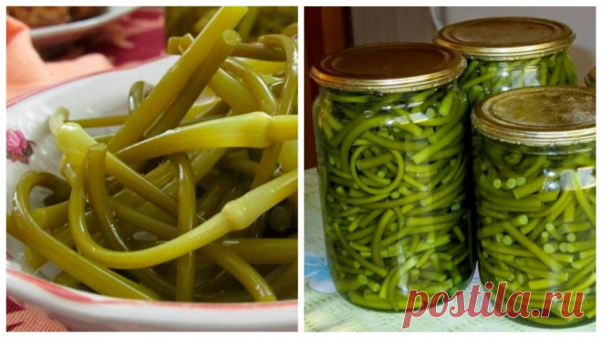 Маринованные чесночные стрелки: рецепт пикантной и необычной закуски на зиму!